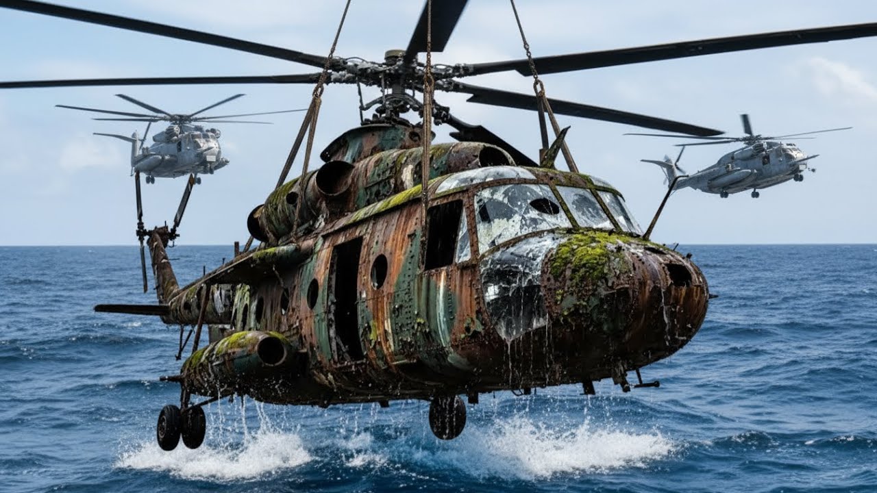 Salvaging and Repairing the Mi-8 “HIP” Military Helicopter Lost for Decades — Can It Fly Again?