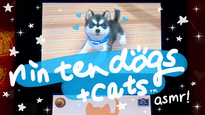 ASMR 💙 playing nintendogs for the first time (as a grown adult) 💙 whispered, gaming sounds, tapping