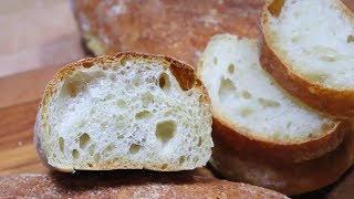 ЧИАБАТТА (Чабатта) Как испечь чиабатту! Брускетта Итальянский Хлеб ЧИАБАТТА (Чабатта) Как испечь чиабатту! Брускетта Итальянский Хлеб