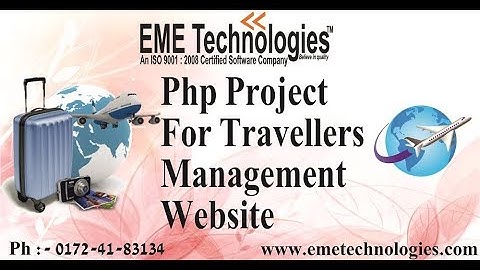 We Travellers Managagement Website | Php projects with source code free download