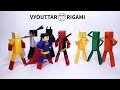 How to make paper characters - Minecraft characters without glue 2 - Vyouttar Origami