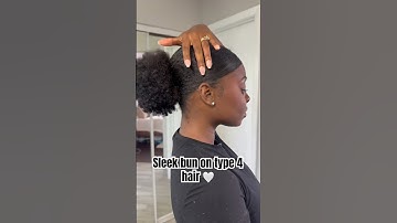 For the type 4 girlies #sleekpuff
