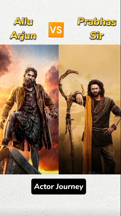 Allu Arjun 🆚 Prabhas Movies journey ✈️ #stylishstar🥰#rebalstar👑#pushpa2💥#salaar😈#viralshort🔥