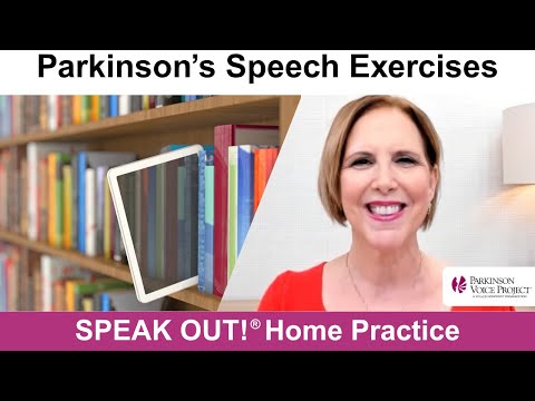 Parkinson’s Speech Exercises: YEAR OF INTENT