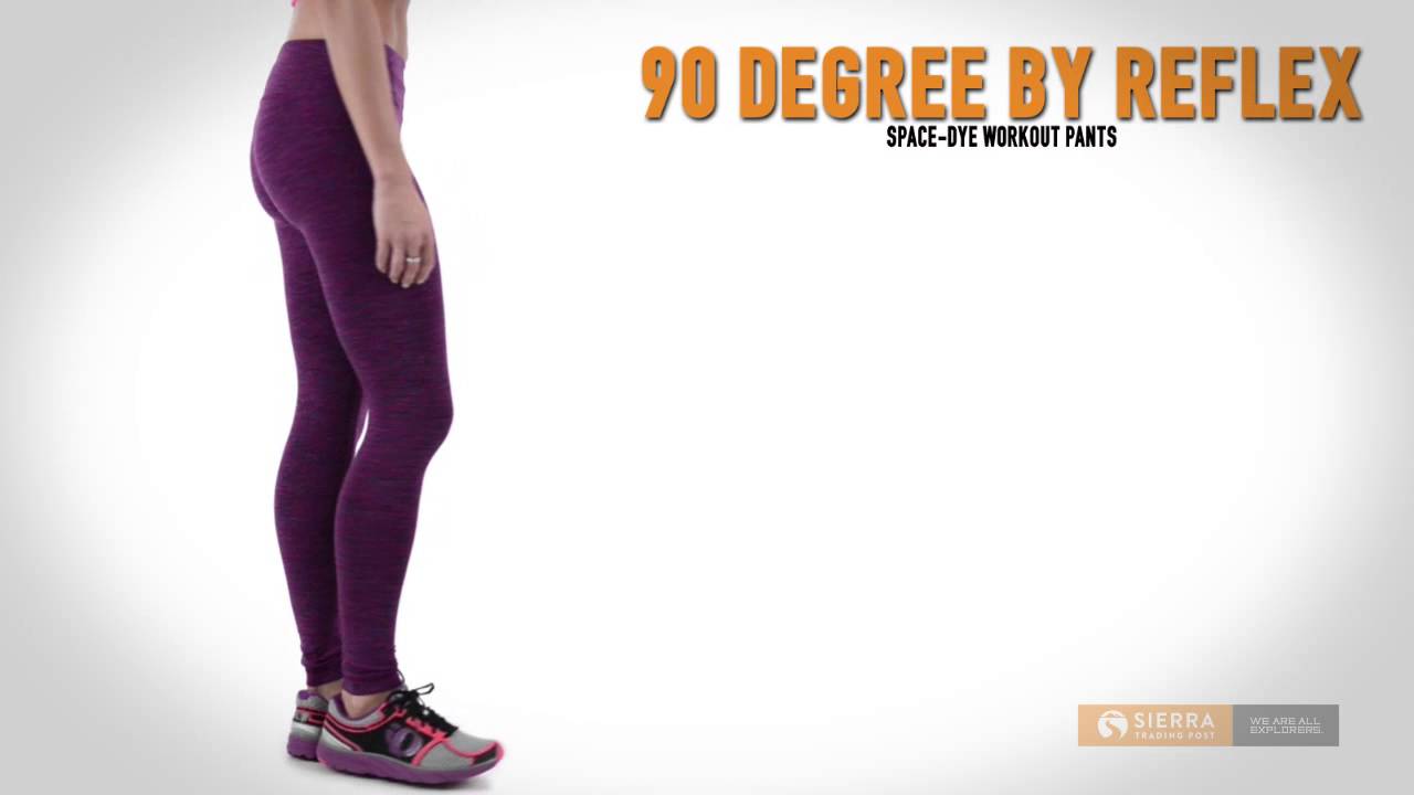 90 Degree by Reflex Space-Dye Workout Pants (For Women)