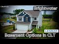 Affordable basement homes in charlotte  brightwater by lennar  steel creek model home tour