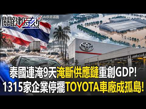 Thailand Flooded for 9 Days: Supply Chain Cut and GDP Hit Hard!? 1,315 Businesses Halted, Toyota ...