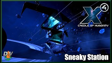 Sneaky Station in Project Genesis Ep 20 X4 Foundations 4.0 Cradle of Humanity