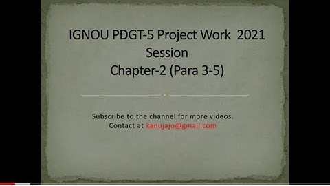 #PGDT Solved project-अनुवाद परियोजना/IGNOU #PGDT5 Project translation- 2021 session. Para-3-5/Chap-2