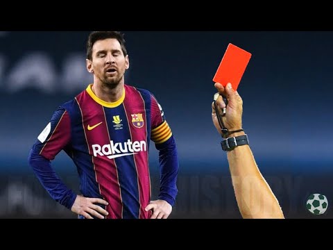 Lionel Messi - Kariyerindeki Tüm Kırmızı Kartlar