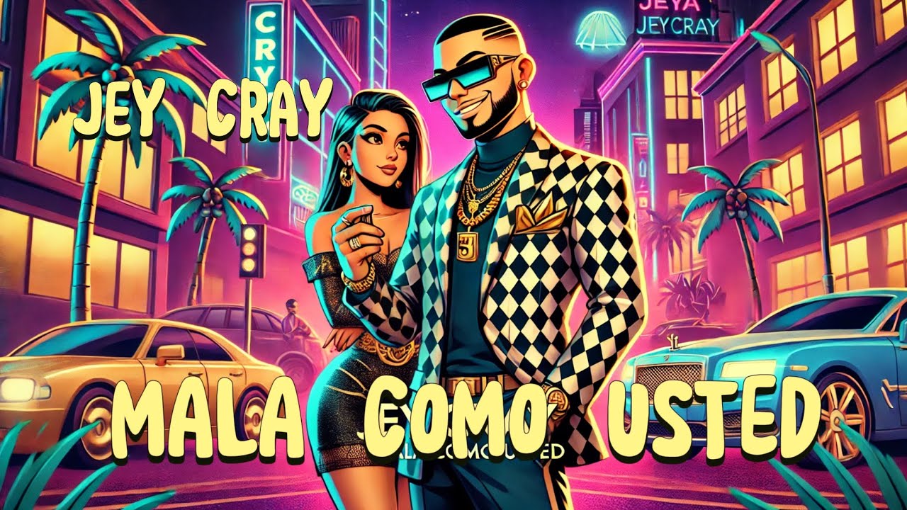 JEY CRAY - MALA COMO USTED (Lyric Video)