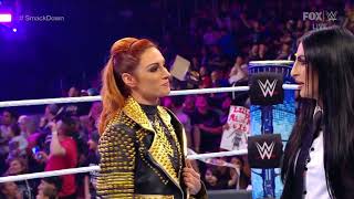 Becky Lynch \& Charlotte Flair Title Exchange - WWE Smackdown October 22nd 2021 (Full Segment)