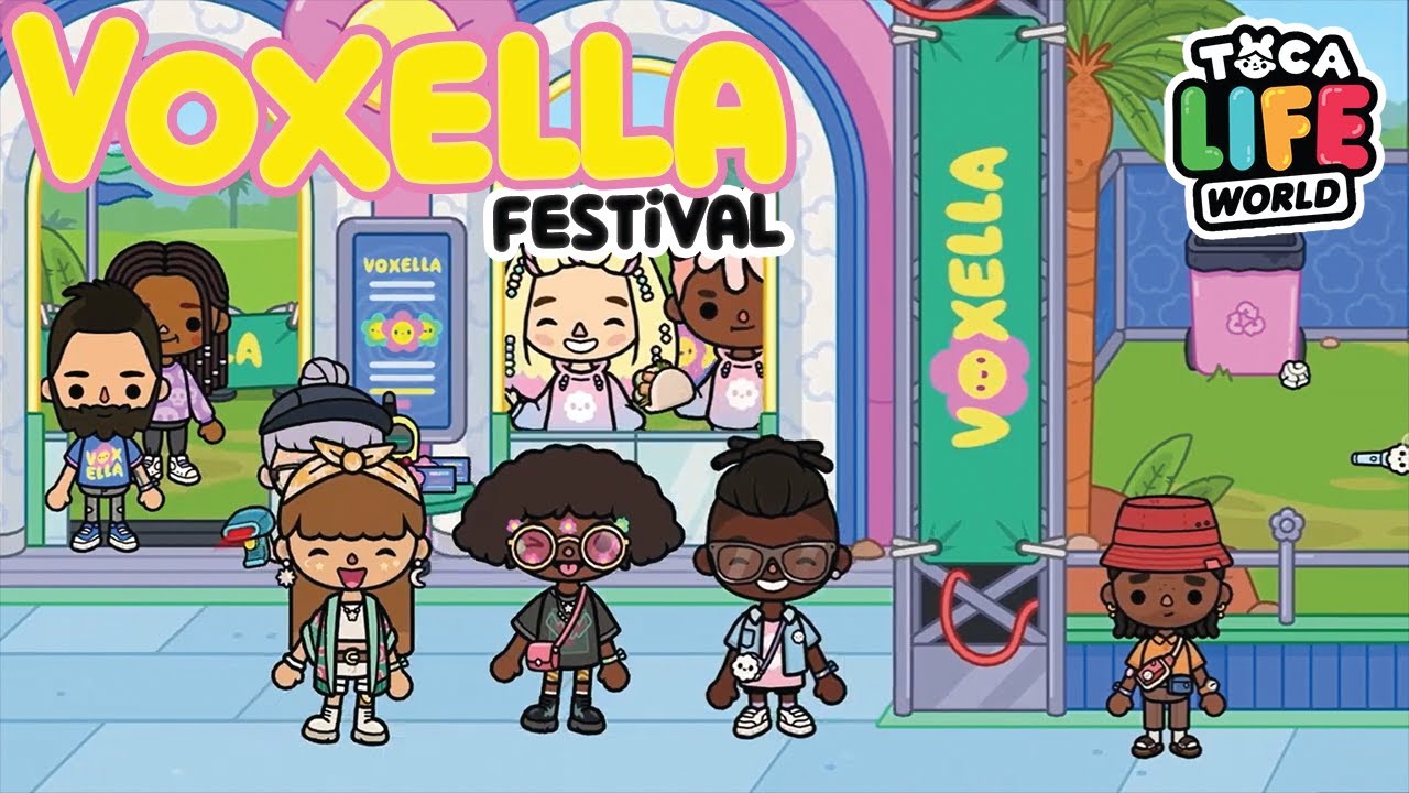 Toca Boca New Update VOXELLA Festival Clothes! Ropas do Festival Voxella no  Toca Life World 