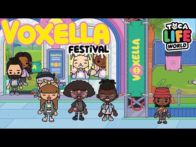 Toca Boca New Update VOXELLA Festival Clothes! Ropas do Festival Voxella no  Toca Life World 