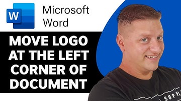 How To Move Logo at The left Corner Of Word Document | Microsoft Word Tutorial 2025