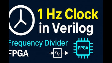 1 Hz Clock Generation in Verilog | Frequency Divider Explained |Deep Dive to Digital