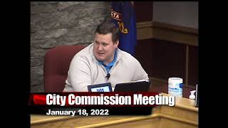 City Commission Meeting - January 18, 2022