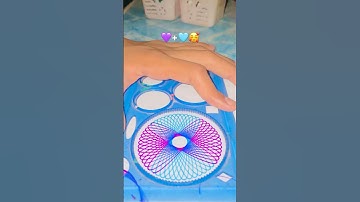 Electric Neon Spirograph | Vibrant ASMR Drawing with Glowing Colors ⚡🌈