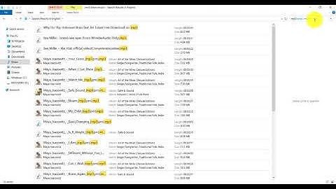 Find Duration time Length of Audio Files in Sub folders in Windows