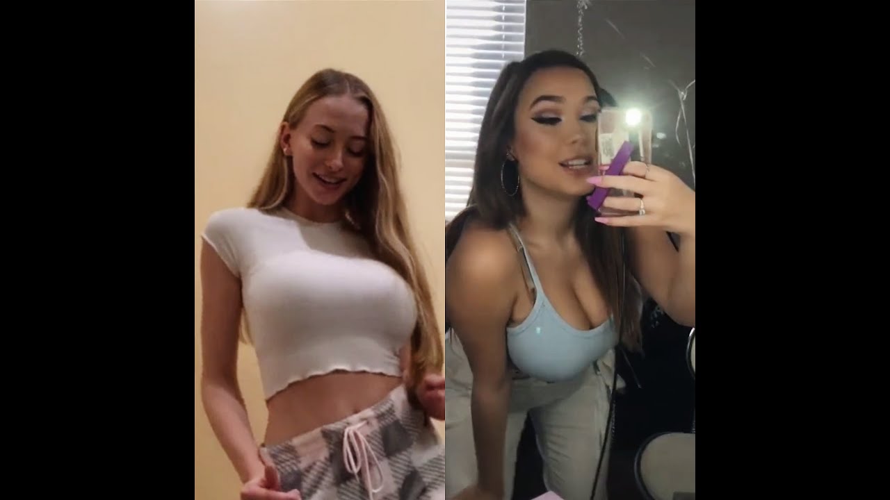 Hot babe tik tok