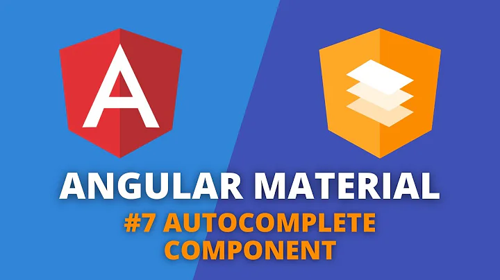 Angular Material #7 - Autocomplete Component