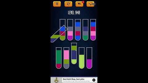 Water Sort Puzzle - Color Liquid Sorting Game Level 948 Solution