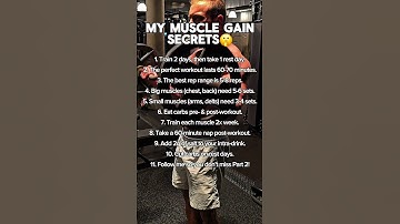 My Muscle Gain Secrets For Faster Gains!🤫Follow @lars.langen for daily muscle gain hacks & tips!