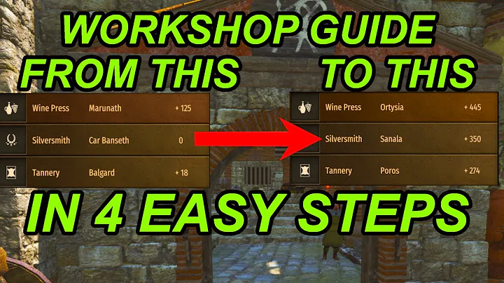 ULTIMATE Workshop Guide Find The Perfect Shop "Patch 1.1.5 to 1.8"  Bannerlord | Flesson19