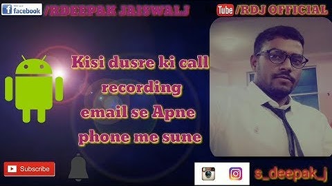 kisi ki call recording apne mobile me kaise sune | by -#RDJ #OFFICIAL #RDJOFFICIAL
