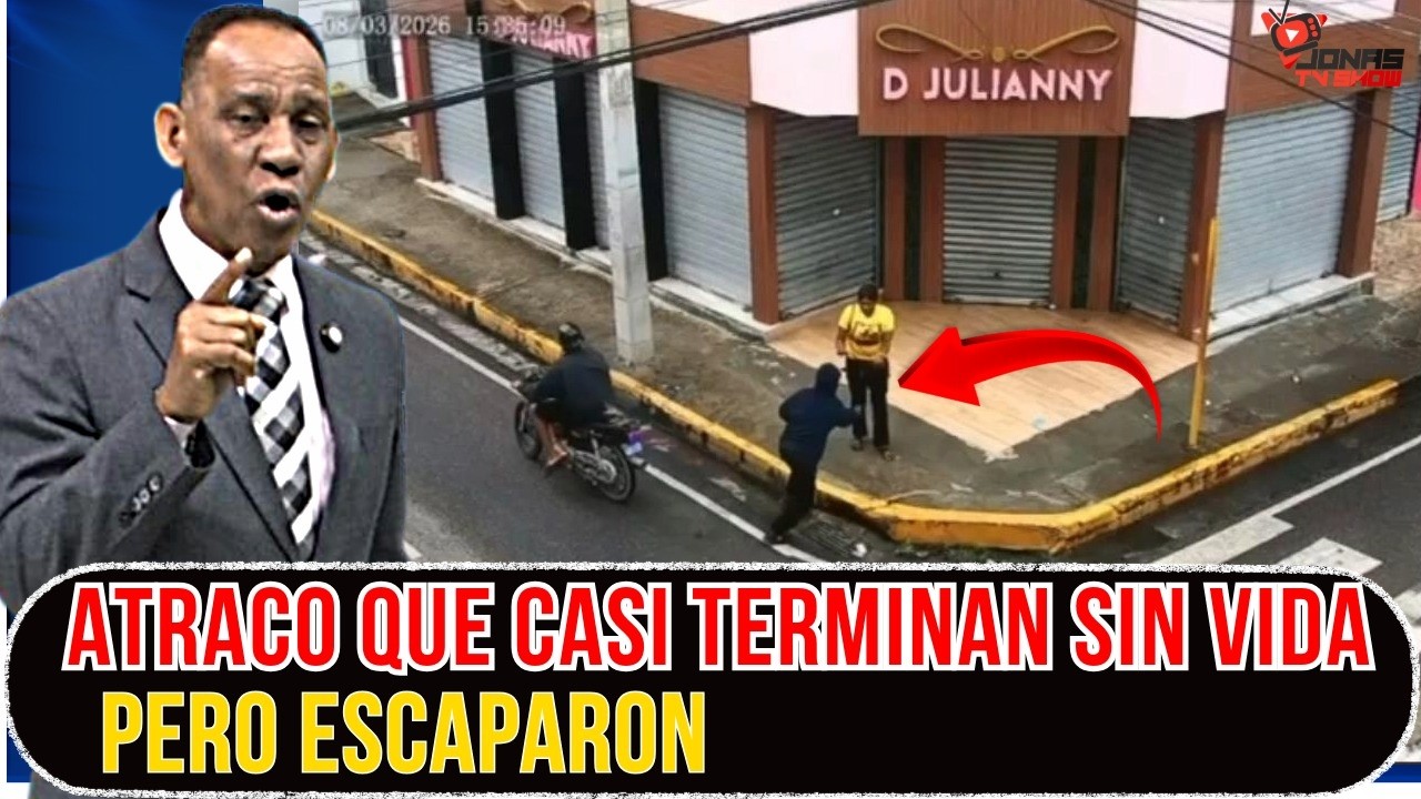 POR SUERTE NO LE QUITO LA VIDA A ESTOS DELINCUENTES ATRACO FALLIDO