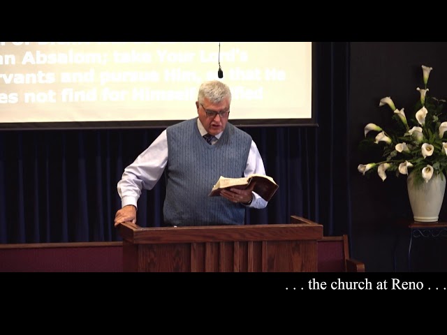 Slaying The Giants | 2 Samuel 20 | Jerry Anderson | ...the church at Reno...