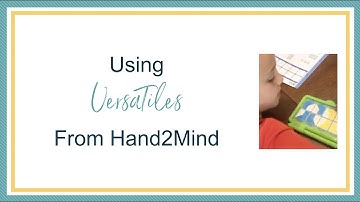 Using Versatiles from Hand2Mind