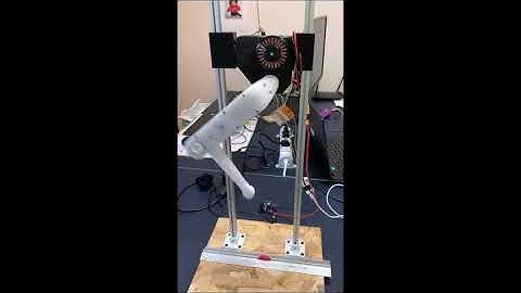 Tests on a single leg for future quadruped dynamic robot