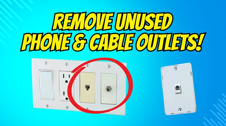How to Remove Old Telephone Jacks & Cable Outlets