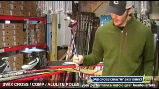 Swix Cross CT4 / Comp CT5 / Alulite CT7 Nordic Ski Poles Review Video
