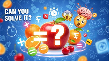 Title:“Can You Solve This Fruit Puzzle? 🍎🍊🍒 | Only 1% Get It Right!”