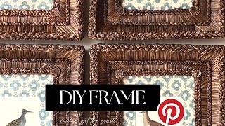 Make a vintage woven picture frame without any tools! by phoebe does everything 740 views 9 months ago 15 minutes