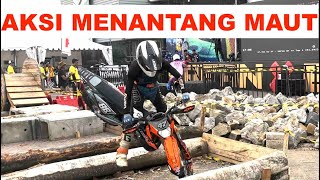 NYAWANYA 10 NIH ORANG‼ AKSI MENANTANG MAUT PARA PEMBALAP MOTOR TRAIL #IIMS2024