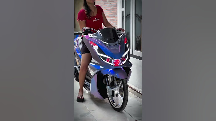 Modifikasi Honda PCX ring 17 ganteng 😱🔥 #modification #bengkelmodifikasimotordanlas