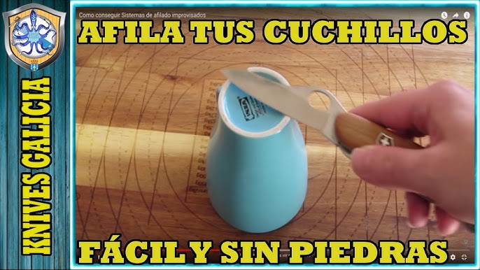 Cómo afilar cuchillos MUY FÁCIL en casa 