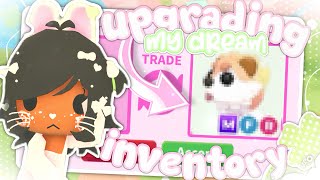 ⺀﹒ TRADING for my DREAM INVENTORY in adopt me ◞ ꜝ ๑ 