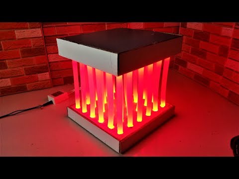 Kako napraviti 3D Lampu od stapica za vruc lepak