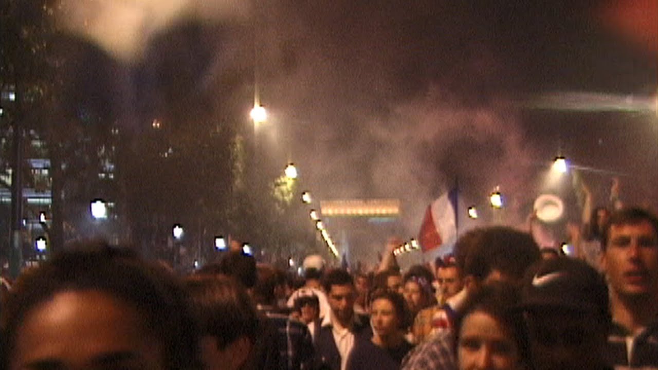France Celebrates 1998 World Cup Victory in Paris.