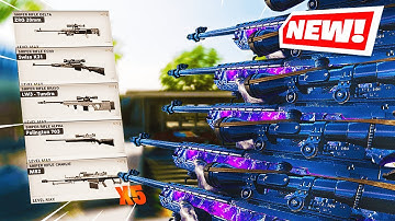 How to get 5 SNIPERS on ONE CLASS *EASY* in Black Ops Cold War Season 4.. (Glitch Class Tutorial)