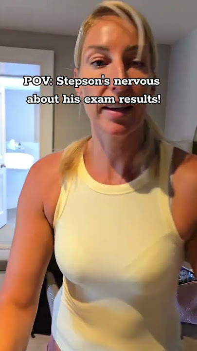 Stepmom's are great at calming your nerves! #nervous #stepmom  #calmdown #usa #reels #ytshorts