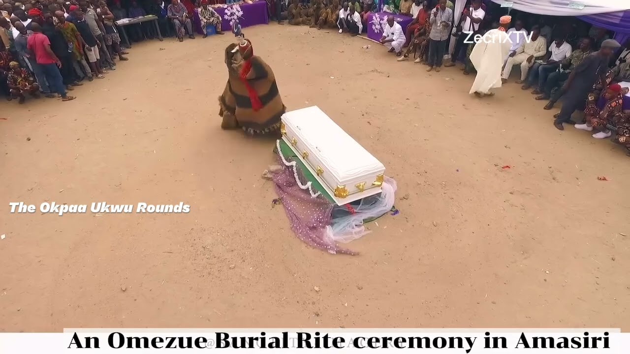 Funeral rites for an Omezue in Amasiri clan.