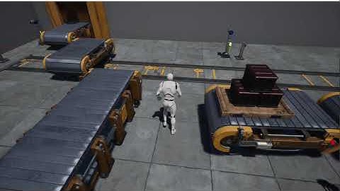 Fully automatic conveyor system in UE4