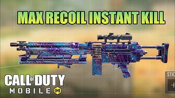 MAX RECOIL CHOPPER GUNSMITH Loadout/Class Setup! Chopper Best LMG in COD Mobile!