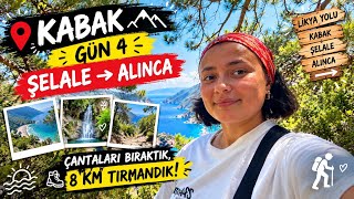 Likya Yolu Gün 4 - Şelale - Alınca 8 Km Tırmandık.