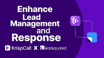 KrispCall INTEGRATION with LeadSquared CRM | Enhance Lead Management and Response